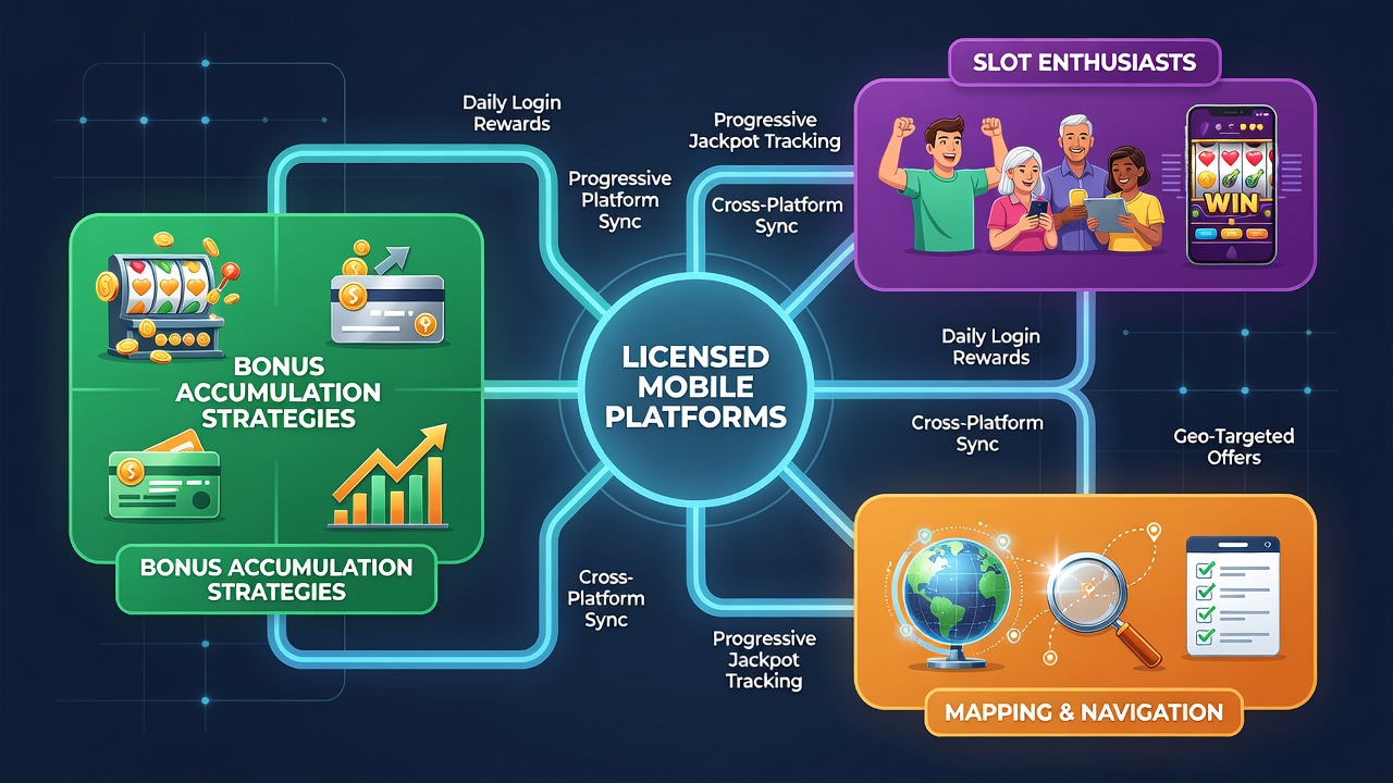 Detailed view of bonus accumulation dashboard on licensed mobile slot platform