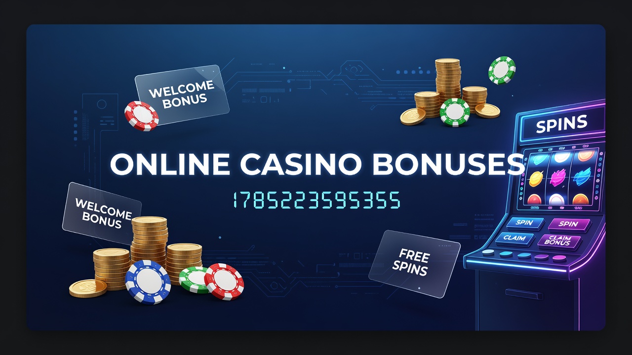 Illustration of wagering requirements and bonus terms explained through infographic elements on a casino interface