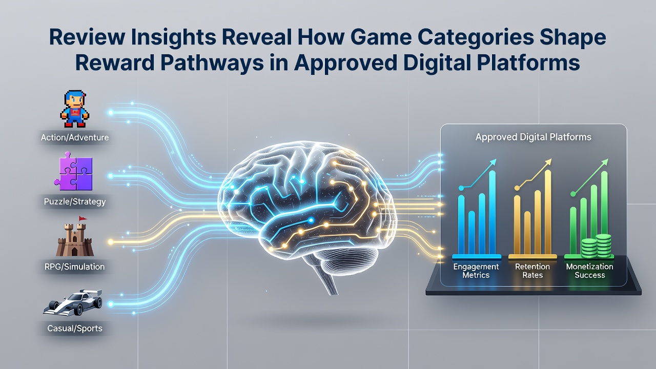 Brain scan visualizations comparing reward pathway activity across game genres in approved digital platforms