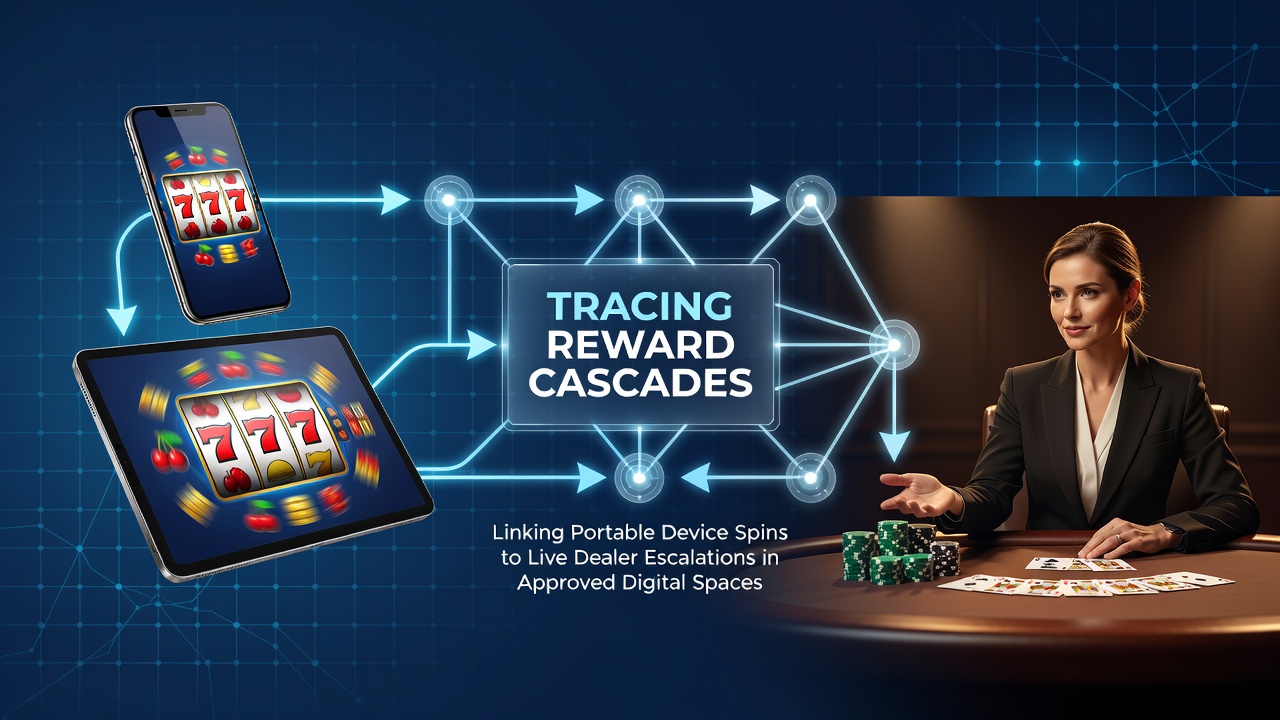 Mapping Digital Reward Flows: Portable Device Spins Connecting to Live Dealer Progressions